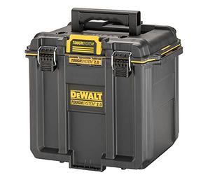 DEWALT DWST08035-1 - Caja de herramientas ToughSystem 2.0, Compacta y profunda, Alta visibilidad, Separador extraíble y bandeja para piezas pequeñas, IP65, cerraduras de fácil deslizamiento