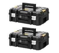 DeWalt DWST1-70703 TSTAK II Almacenamiento de herramientas eléctricas Twin Pack T4TKIT-842