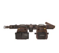 DEWALT DWST550113 Juego de cinturón de bolsa de herramientas de cuero nobuck ...