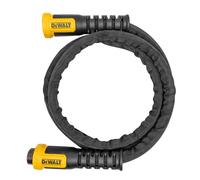 DEWALT DXMH3306 - Manguera de jardín de tela de grado profesional de alta resistencia, 6 pies x 5/8 pulgadas, color negro y amarillo
