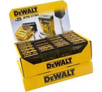 DEWALT: Exhibidor de 20 unidades, modelo DT7963. Caja de 25 unidades, tornillos T30 de 25 mm