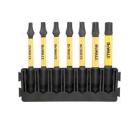 Dewalt flextorq - juego de 7 puntas de destornillador torx