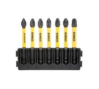 DeWalt FlexTorq Phillips y Pozi - Juego de 7 puntas de destornillador