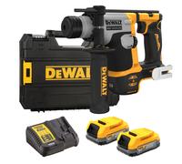 Dewalt Hammer Drill SDS-Plus 18V 1.4J with 2x1.7Ah Battery, CE Certified Impact Drill for Powerstack, perfect for electric tools and DIY projects.