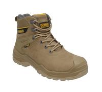 DEWALT Hayes - Botas de trabajo de seguridad impermeables para hombre, de cuero, puntera de acero, Piedra, 42.5 EU