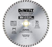 DEWALT Hoja de diamante para mampostería (DW4712B), plateada, 7 pulgadas, el embalaje puede variar