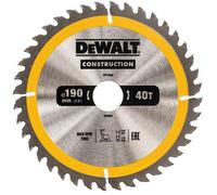 DeWalt Hoja de sierra circular DT1945-QZ 190 x 30 mm 40 dientes ATB +10° para construcción 1 pieza