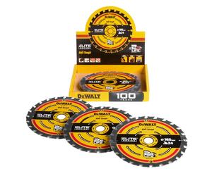 DeWALT - Hoja de sierra Elite para madera, 165x24 mm DT10400