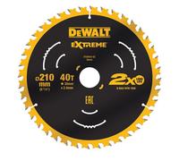 DeWALT - Hoja de sierra para madera 210x30 mm, 44 dientes DT20433