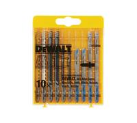 DeWalt Hojas de sierra de calar DT2294-QZ para madera y metal - Set de 10 unidades
