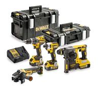 DeWALT - Juego de 10 piezas de herramientas, baterías y cargadores AKU. DCK422P3