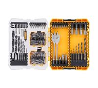 DeWalt Juego de accesorios y brocas para taladro atornillador DT70784-QZ 100 piezas, estuche mediano