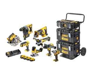 DeWALT - Juego de 16 piezas de herramientas AKU, baterías y cargador DCK856P4