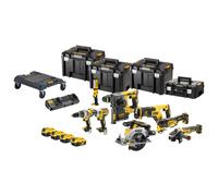 DeWALT - Juego de 18 piezas de herramientas AKU, baterías y cargador DCK853P4T