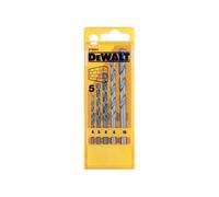 DeWalt Juego de 5 brocas para piedra DT6952-QZ en cassette plástico Ø 4/5/6/8/10 mm acero inoxidable
