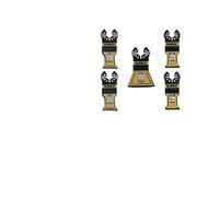 Dewalt juego de 5 cuchillas oscilantes mixtas dt20777-qz