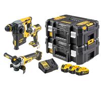 DeWalt Batería combinada DCK305P3T-QW – 3 piezas, 18 V (DCH273, DCF8)