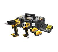 DEWALT Juego de baterías DCD709+DCF809 | DCK2062E2T-QW, Color Negro
