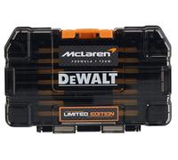 DEWALT Juego de destornilladores McLaren FLEXTORQ de 28 piezas. Se suministra en una funda rígida +, esto es parte de una funda conectable compatible con el sistema TSTAK™. Las fundas resistentes se