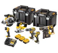 DeWALT - Juego de herramientas a batería de 12 piezas, baterías y cargador DCK690P3T
