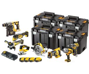 DeWALT - Juego de herramientas a batería de 17 piezas, baterías y cargador DCK865P4T