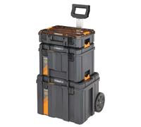 DeWalt Torre de almacenamiento 3 en 1 DWST60452 — 3 módulos ajustables, ruedas, hasta 110 libras