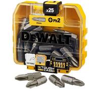 DeWALT Juego de puntas PH2 DT71522 – 25 piezas (25 mm) – Alto rendimiento