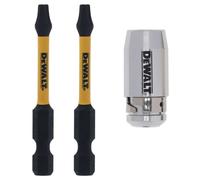 DeWalt Puntas T20 DT70537T-QZ 2 x 50 mm Adaptador magnético con bloqueo Multicolor