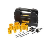 DeWalt Juego coronas bimetálicas EXTREME, 11 piezas (7 coronas, 2 mandriles, 2 brocas piloto)