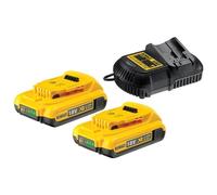 DeWalt Kit de batería, 2 x 18 V/2 Ah Plus DCB 115, 1 pieza, dcb115d2 de QW
