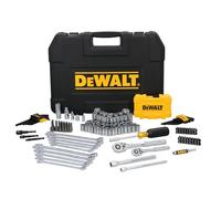 DEWALT Kit de Herramientas 142 Piezas Mecanicas, 1/4 Pulgada y 3/8 Pulgada, SAE y Metrico (DWMT45425)