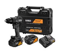 Dewalt Kit taladro percutor sin escobillas McLaren XR 18 V con 2 baterías de 5 Ah y cargador