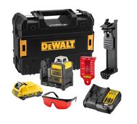 DeWALT - Laser cruzado a batería 10,8V, alcance de 50 m, con accesorios, 1 batería de 2,0 Ah XR, con cargador. DCE0811D1R