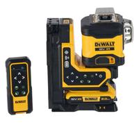 DeWALT - Láser cruzado AKU de 18V, alcance de 100 m, 1x batería 2,0 Ah XR, cargador DCLE34035D1