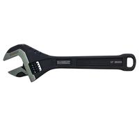 Dewalt Llave ajustable de acero de 10 pulgadas, con mandíbulas diseñadas con precisión para facilitar el movimiento mínimo de la mandíbula entre mandíbulas móviles y fijas para ajustes precisos.