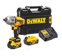 DeWALT - Llave de impacto AKU 18V, 2x batería 5,0 Ah XR, cargador DCF900P2T