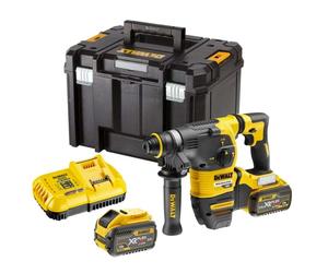 DeWALT - Martillo combinado AKU 54V SDS Plus, 2x batería 9,0 Ah FLEXVOLT, cargador DCH333X2