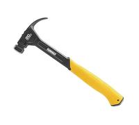 DeWALT Martillo de cara lisa 567 g, acero de una pieza, eje tratado térmicamente, mango agarre suave