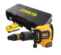 DeWALT - Martillo demoledor 54V AKU SDS Max, 3x batería 9,0 Ah FLEXVOLT, cargador DCH911X3