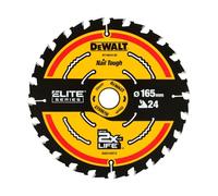 DeWALT - Hoja de sierra Elite para madera, 165x24 mm DT10400