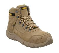 DEWALT Milburn S7 - Botas de trabajo de seguridad impermeables para hombre, piel nobuk, puntera de acero, S7, piedra, 42 2/3 EU