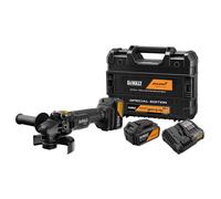 Dewalt Mini amoladora sin escobillas McLaren XR 18V ø125 mm con 2 baterías 5 Ah y cargador