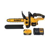 DeWALT - Motosierra inalámbrica de 18 V y 30 cm, 1 batería de iones de litio de 5,0 Ah, cargador DCMCS565P1