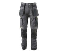 DeWALT - Pantalones de trabajo para hombre Fairhaven Pro-Stretch, talla 1, gris/negro 49383/48