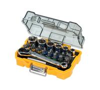 DeWalt Set de vasos y puntas para atornillar DT71516-QZ Tough Case 25 mm, 24 piezas