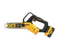 DeWALT - Sierra para madera 18V AKU, 20 cm, 1x batería 5.0 Ah XR, cargador DCMPS520P1