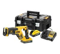 Dewalt - Sierra sable 18 V XR BRUSHLESS - POWERSTACK + 2 baterías 5 Ah + cargador + estuche T-STAK - Dewalt - DCS367H2T-QW