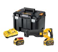 DeWALT - Sierra sable 54V AKU, 2x 6,0 Ah FLEXVOLT, cargador DCS389T2