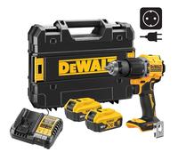 DeWalt Taladro percutor compacto 18V XR sin escobillas, 2 baterías 5Ah, maletín TSTAK DCD799P2T-QW