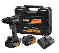 DEWALT Taladro Percutor McLaren sin escobillas XR 18V 13mm 90Nm para trabajos técnicos, formato práctico